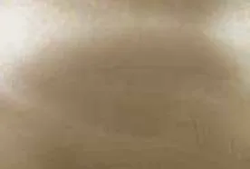 Brass gold liquid metal sample