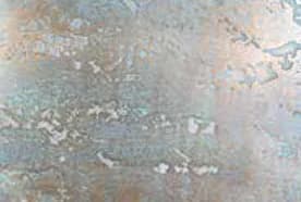 Polished brass oxide finish sample